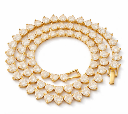 Signature Heart Tennis Necklace