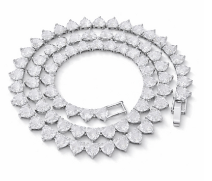 Signature Heart Tennis Necklace
