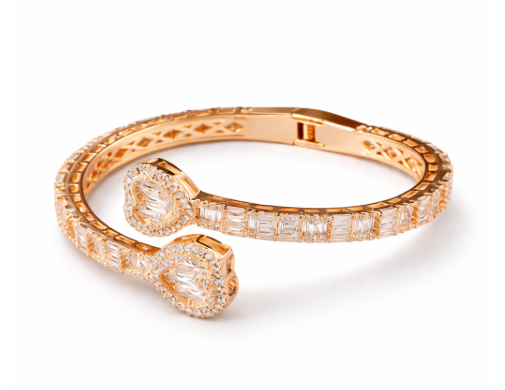Infinity Hearts Cuff Bracelet