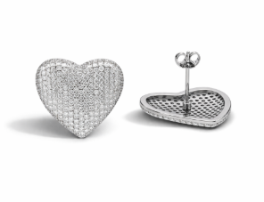 Heart Stud Earrings