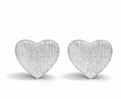 Heart Stud Earrings