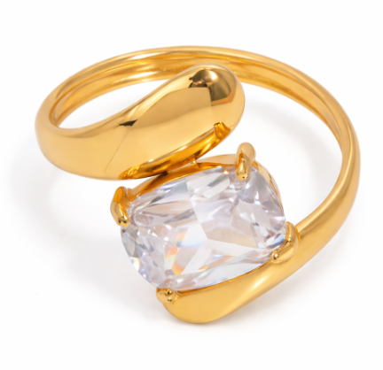 Radiance Gold Wrap Ring