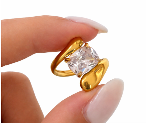 Radiance Gold Wrap Ring