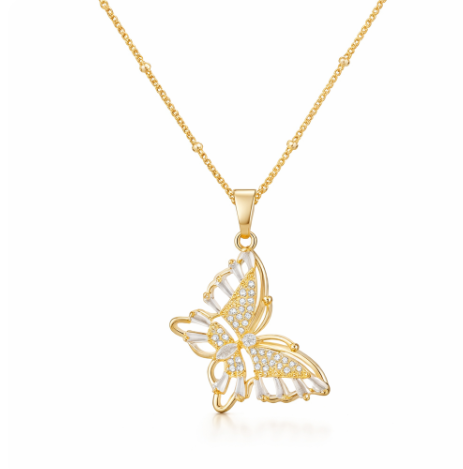 Dainty Butterfly Necklace